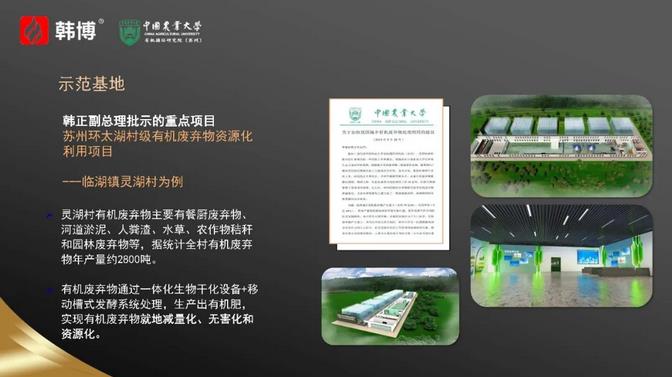 韓博環太湖城鄉有機廢棄物處理利用示范基地